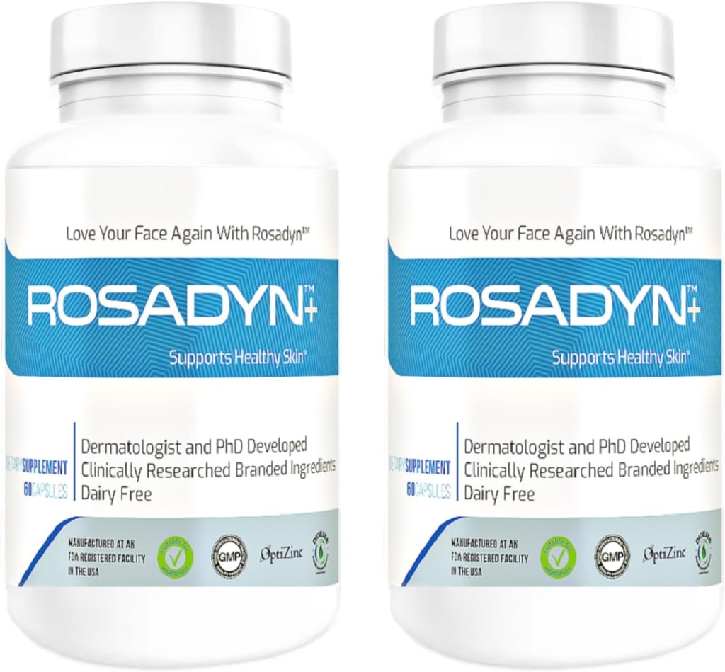 Rosacea Skin Care Supplement for Redness of Face, Eye and Nose