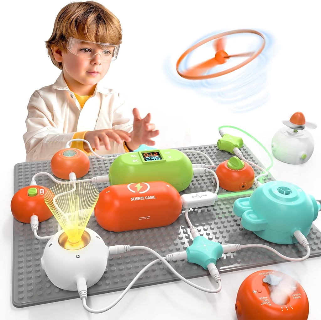 Vedecké súpravy pre deti - STEM Kits pre deti, Electronics Exploration Kit, viac ako 420 projektov, 35 Obvodové diely, STEM vzdelávacie hračky darčeky pre deti chlapci dievčatá vek 3 4 5 6 7 8 9 10 11 12
