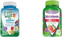 Vitafusion Fiber Well Fit Gummies 90 Count and Max Strength Melatonin Gummies 100 Count