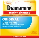 Dramamine Original, Motion Disease Relief, 36 Count