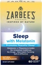 Zarbeeho melatonín 5 mg, L-Theanine + GABA doplnok k spánku na podporu pokojného spánku, prírodná Orange chuť, žuvacie tablety pre dospelých vek 12 Up, 60 Počet