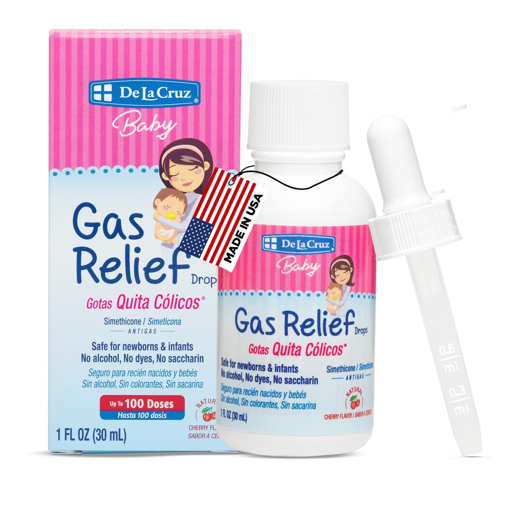Plynové kvapky pre deti - Quita Cólicos Infant Gas Relief Drops with Simeticone - Bezpečné kolické kvapky pre novorodencov 1 FL. OZ. (30 ml)