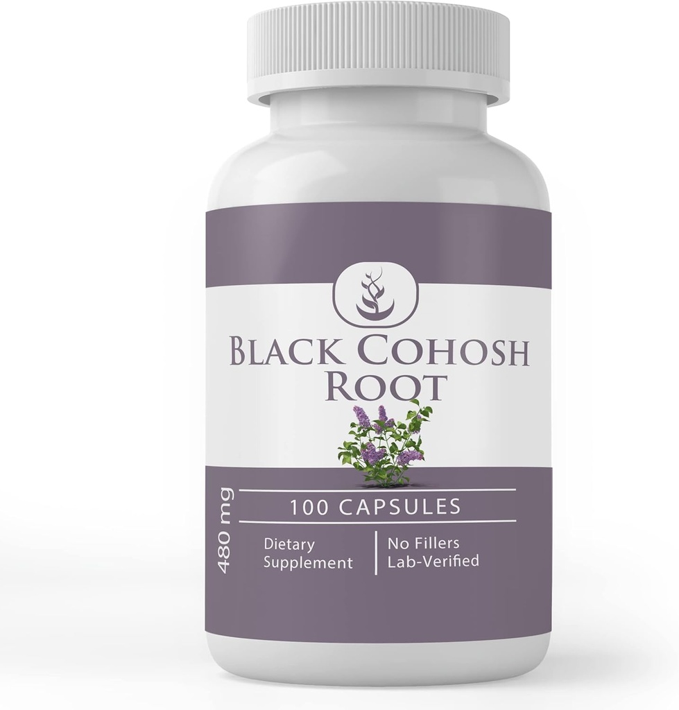 Pure Original Ingredients Black Cohosh Root, (100 Kapsule) Always Pure, No Additives Or Fillers, Lab Overified