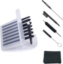 (4 balíčky) Wax Guard filtery pre sluchovú pomoc (32 jednotiek) Náhradné Wax Cerumen Stop Waps pre Phonak, Widex, Unitrón a Rezvuk - 5 ks Sluchová pomôcka Čistenie Kit Príslušenstvo s taškou