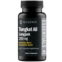 Nugenix Essentials Tongkat Ali for Men, Podpora zdravia mužov, Longjack Eurycoma Longifolia Extract, 30ct