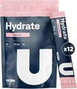 UCAN Hydrate Electrolyte Drink Mix (Watermelon, 12 Stickpacks) bez cukru, Keto-Friendly, Vegan, Non-GMO, Gluten-Free Electrolyte prášok s draslíkom a horčíkom pre bežcov a športovcov