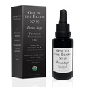 Vegan Mia - USDA Organic Smrek-voňavý medvedí olej pre mužov, 3-in-1 Premium Grooming Oil s arganovým olejom a ďalšie - Pre brada rast a údržbu, Ode Do brada lesa Sage Beard Oil, 1 fl oz