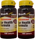 Mason Natural Advance Ear Health Formula Bioflavonoids Plus 100 Caplets per fľaša Balenie 2 Celkom 200 Caplets