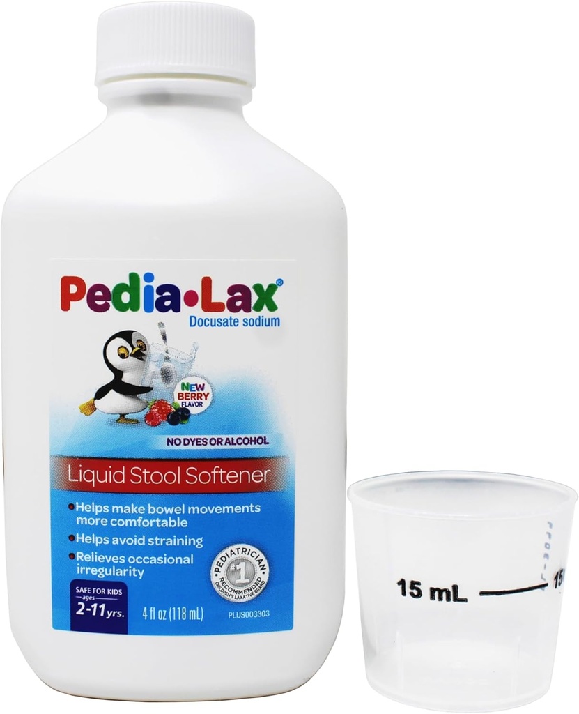Fleet Pedia Lax Liquid Stool Solener, Fruit Punch, 4 oz