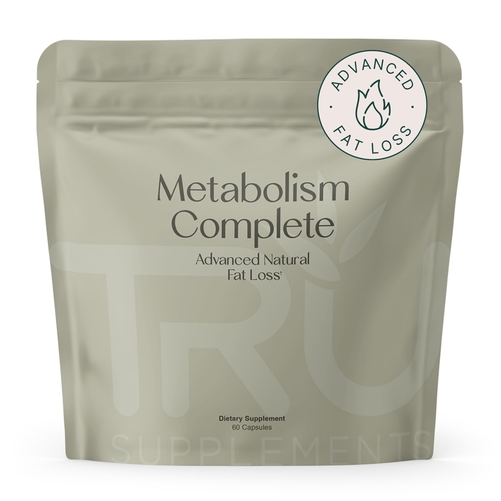 Doplnky TRU metabolizmus, pokročilé straty tuku, bojovať s túžbami, Boost nálada, žiadne nervy alebo krach, 30 slúži
