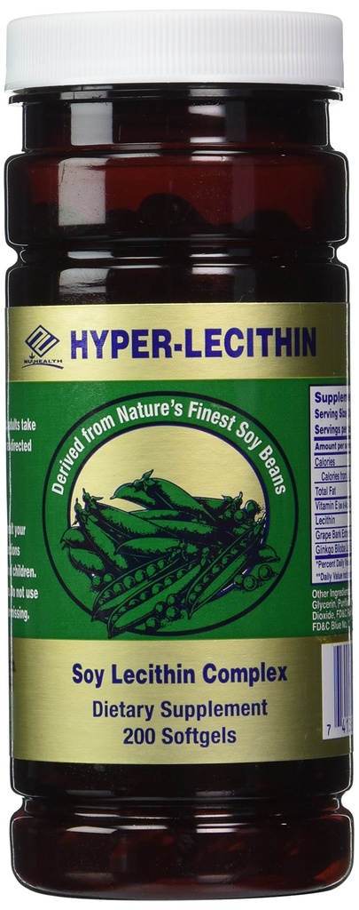Nu Health Hyper-lecitín (200 Softgels) Soy Lecitin Complex
