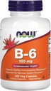 Teraz potraviny Vitamín B-6 250 Kapsule/100mg