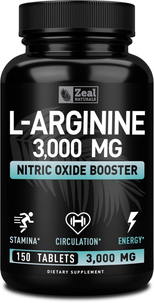 Zeal Naturals L Arginine 3000mg Kapsule (150 tabliet 