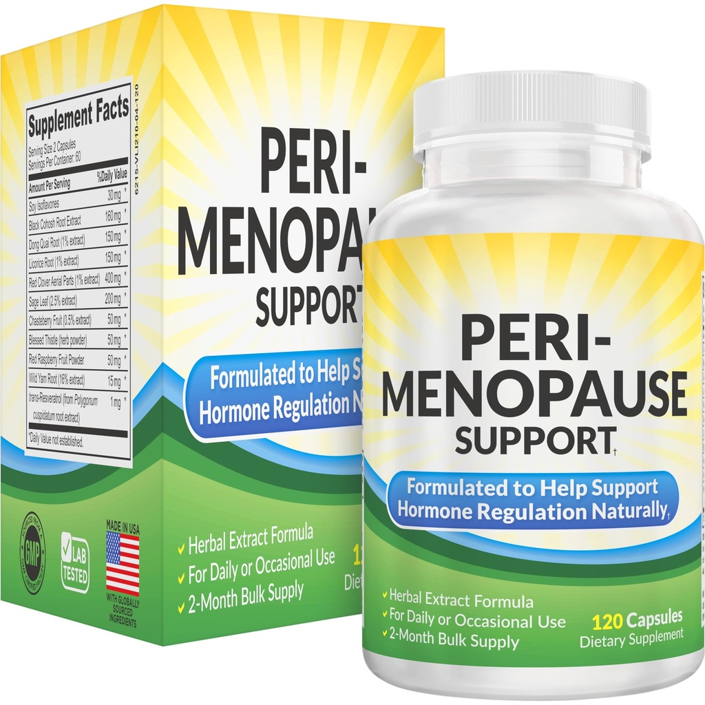 2-Mesiac PeriMenopauza Doplnky (All-in-1) Ženská Hormonálna podpora 