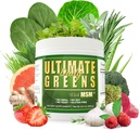 Denné zdravie, Ultimate Greens s MSM Powder, Vegan Friendly Natural Ingredients Gluten Soy Free NO GMO Superfood Zeleninová výživa Nápoj Alkalická energia 8oz 1 Balenie (1 mesiac dodávky)