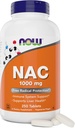 Now NAC, 1000 mg, 250 Tablets, Vegetarian and Vegan, Non-GMO