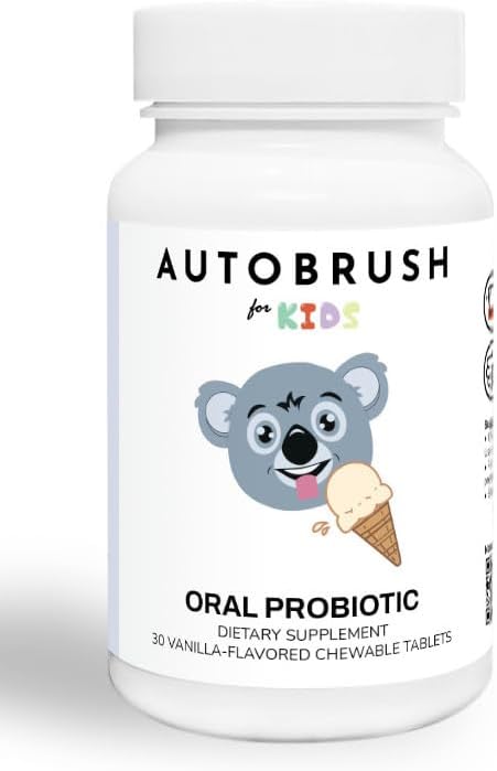 autobrush Kids Oral-Care Slow Rozpúšťať Probiotické tablety 