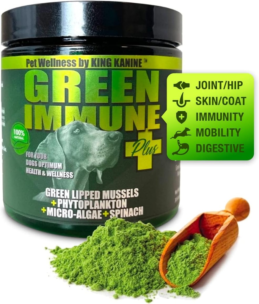 King Kanine Green Inmune Plus Multivitamín a minerál 6 oz 