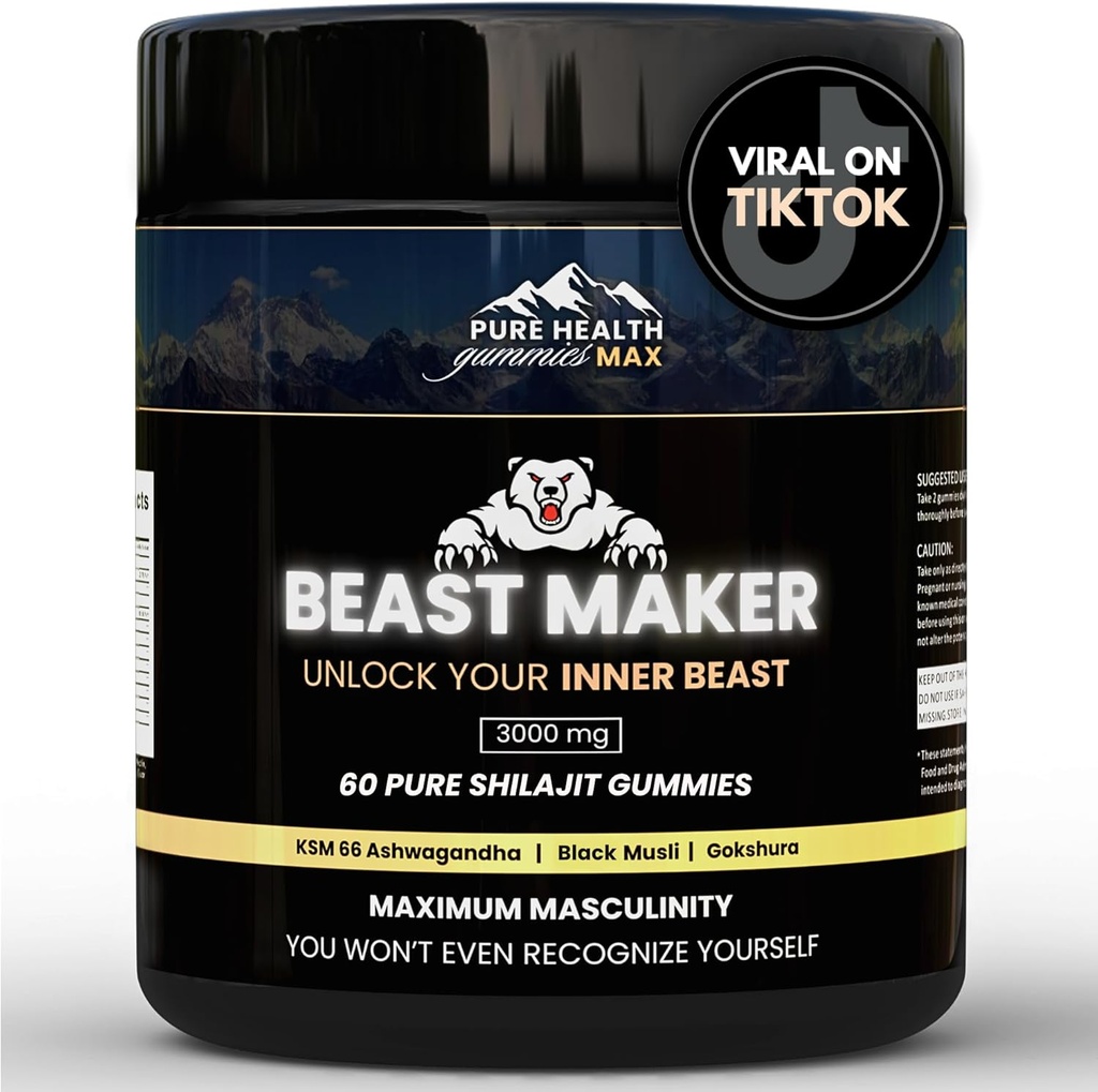 Beast Maker - Pure Shilajit Gummy pre mužov 