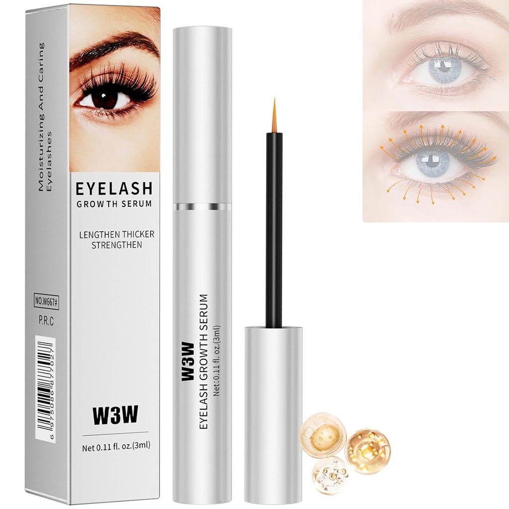 Lash Serum, Eyelash Growth Serum, Lash Serum pre zvýšenie rias, Eyelash Lash Serum pre rast rias,Boost Lash Growth Serum, Advanced Formula pre dlhšie, plnšie a hrubšie Lashes prehliadanie