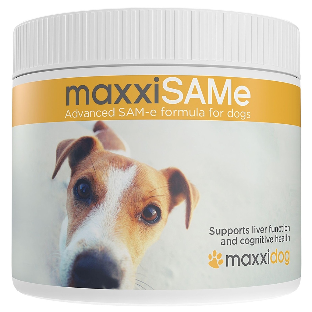 maxxipaws maxxiSAMe Advanced SAM-e prášok doplnok - Pečeň, kognitívne & Joint Support for Psy, 5.3oz