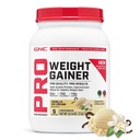 GNC Pro Performance Weight Gainer Protein Powder, 50g Protein, High Calorie, 700 kalórií, podporuje Mass and Muscle Recovery, MCT, BCAA, 3. Party tested, Vanilla Ice Cream, 6 Servings, 2.5 lbs