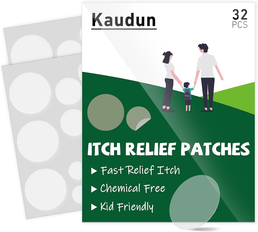 Svrbenie úľava záplaty, 32PCS 3 veľkosti prírodné bote úľava nálepky
