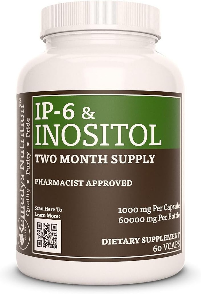 Remedy's nutrition IP6 (hexafosfát) with Inositol, Calcium & Magnézium 