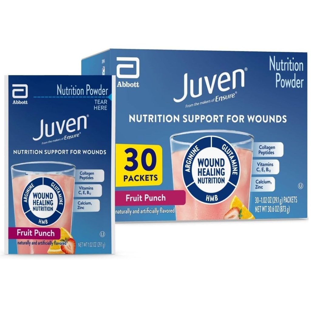 Medline Juven Powder Nutritional Supplement (Ovocná pena, balenie: 30EachCarton)