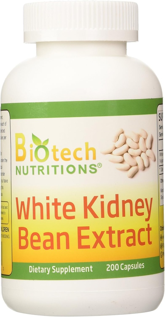 White Kidney Bean Extract, 200 Count