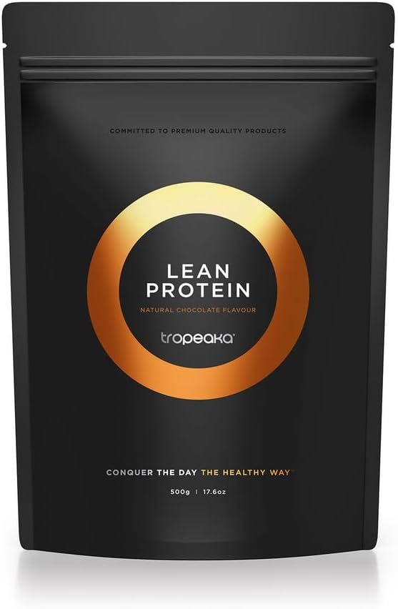 Tropea Plant Based Lean Protein Powder for Smoothies & Shakes - Chocolate - Vegan Protein for Men & Women, Gluten Free, Dairy Free, Non-GMO, 17,6oz (20 Servings)