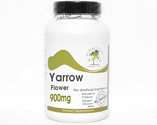 Yarrow Flower 900mg ~ 200 Kapsule - Žiadne doplnkové látky