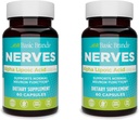 Basic Brands Alpha Lipoic Acid 200mg - Silný antioxidant ALA doplnok pre zdravý Nerve Funkcia a metabolizmus - 60 Kapsule - 2-Pack