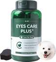 Dr.by Eyes Care Plus pes Tear Stain Supplement Očné kvapky pre psy Očné zdravie Podpora s mliekom Thitle Lutein Beta karotén - 100 mäkké žuvačky