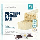 Wonderslim High Fiber Protein Bars, Fluffy Vanilla Crisp 