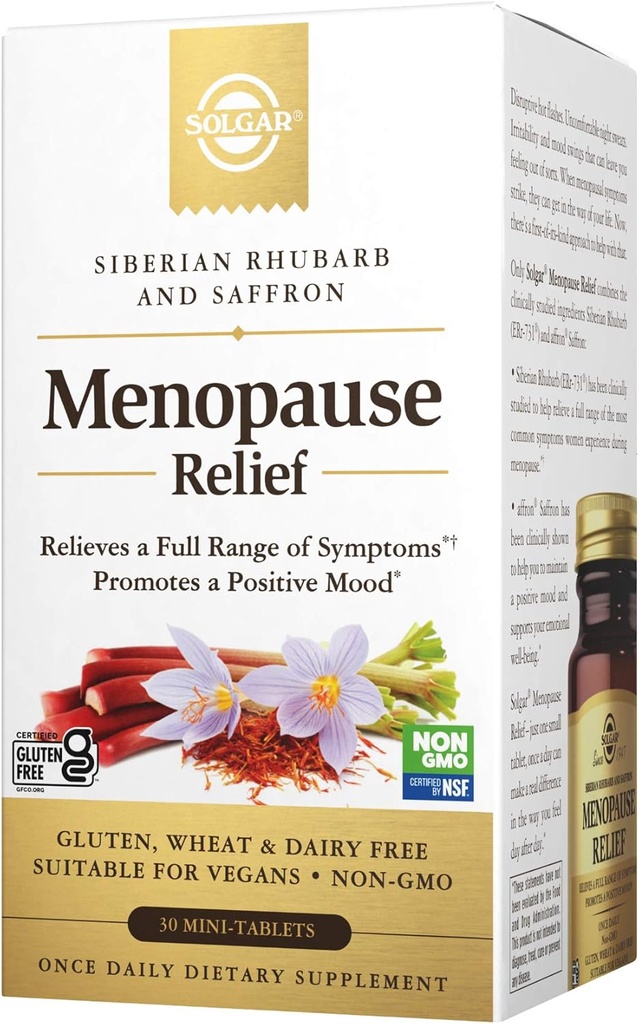 Solgar Menopauza Relief - 30 tabliet