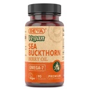 Deva Vegan Sea Buckthorn, Berry Oil 500mg, Cold-Pressed, Nerafinovaný, Bohatý na Omega-7, 90 Kapsule, 1-Pack