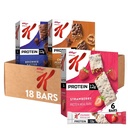 Špeciálne K Bar Bielkoviny Jedlá Bary, Nahradenie jedla, Hromadné Bielkoviny Snacks, Balíček odrôd (3 Boxy, 18 Počet)