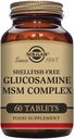 Solgar Glukozamín MSM Complex Tablety, 60 Počet