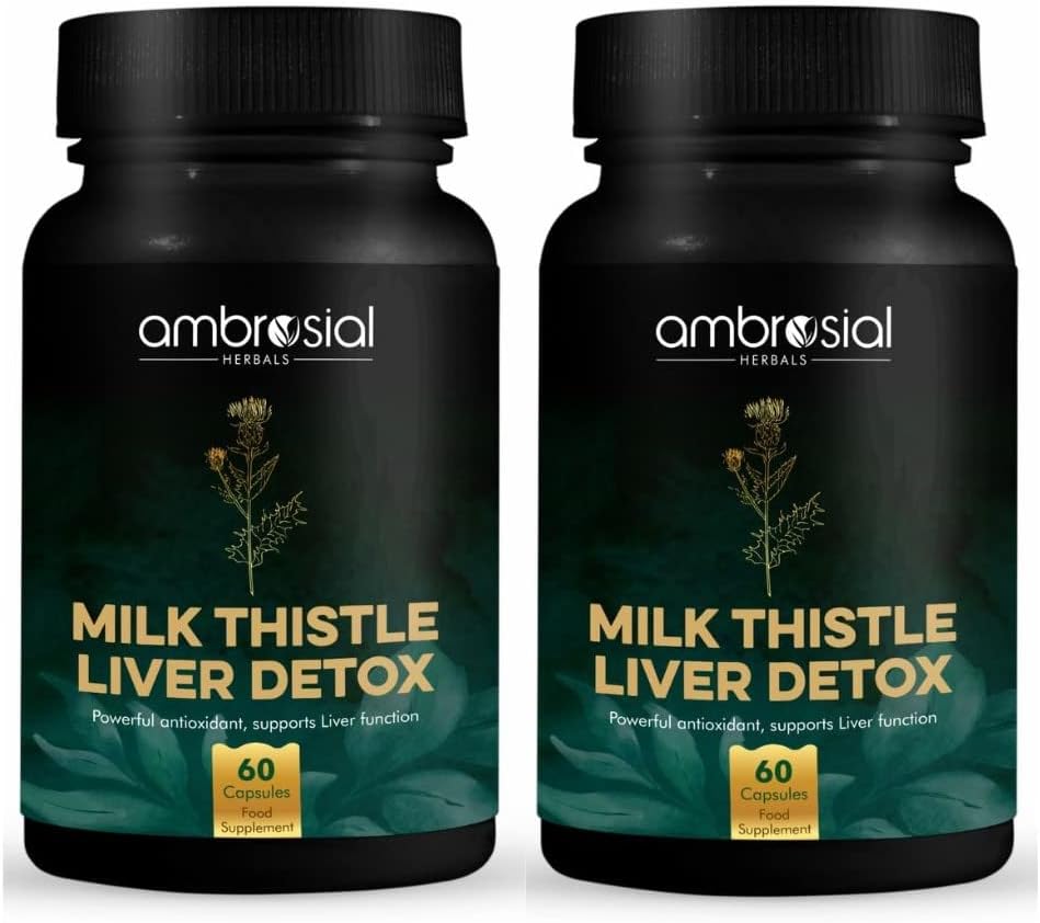 AMBROSIAL Milk Thistle Kapsule - Balenie s 2- 120 kapsulami