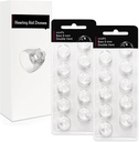 Dvojitý ventil 6mm-Hearing Aid Domes pre Oticon Minifit, Oticon načúvacie pomôcky dodávky, Náhradné diely príslušenstvo Universal Oticon Domes pre sluchové pomôcky Čistenie Kits (20 ks)
