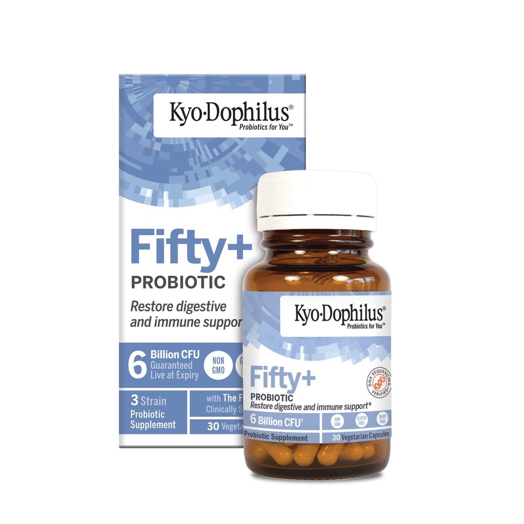 Kyo-Dophilus 50 Plus Probiotic, 30 gróf, 6 miliárd CFU