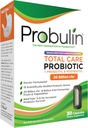 Probiotiká Probiotiká Probulín Total Care Supplement, Daily Gut, Digestive, and Immune Health Probiotiká Kapsule pre mužov a ženy, 20 miliárd CFU, Vegan, 30 gróf Box