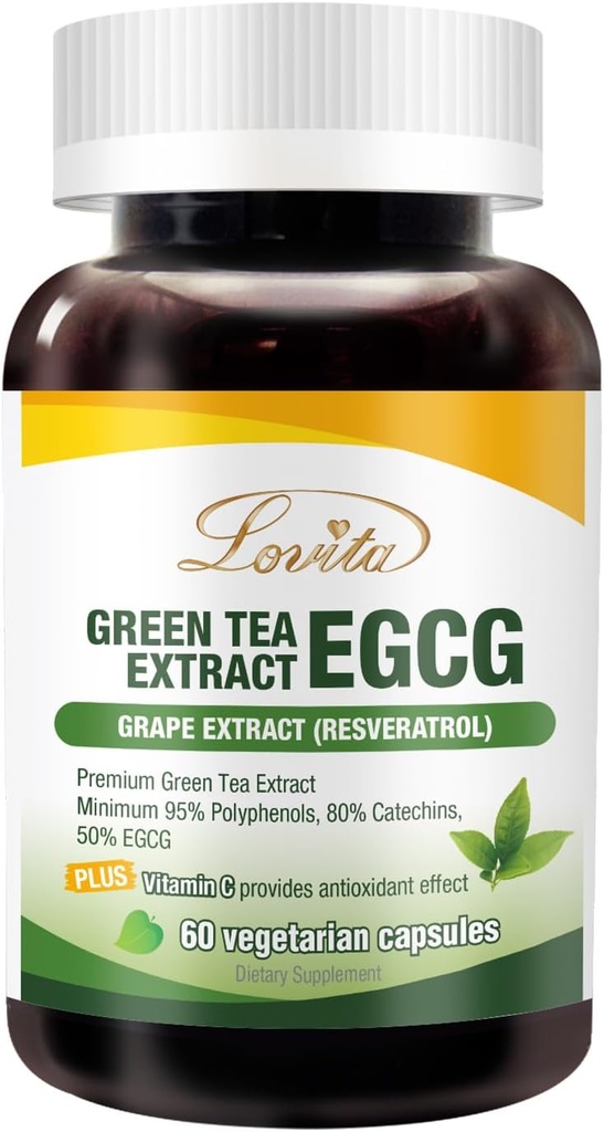 Lovita Green Tea Extract 1000mg (120 Počet)