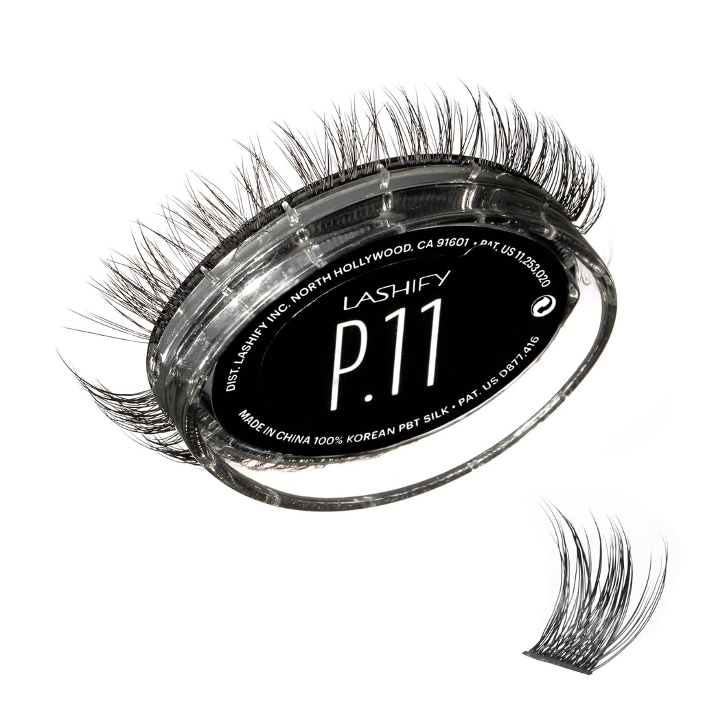 Lashify Plushy 11mm Gossamer Lashes in Black, Easy DIY False Lashes pre hlasné ešte stále prírodný vzhľad