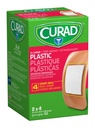 CURAD plastové lepiace pásy 2" x 4" nie sú vyrobené z prírodného kaučukového latexu, balenie 600 kusov