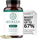 Qualia NAD Doplnok  Optimalized Aging, Energy, Focus. Elite NAD+ Booster zložiek nikotínamid Riboside (NIAGEN), niacín, niacínamid (1 mesiac dodávky)