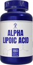 Alpha Lipoic Acid (ALA) 570 mg kapsuly - 180 gróf, bez lepku, non- GMO, Vegan