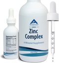 Anderson Ionic Zinc Complex, Liquid Drops for Immune Support, 15mg Zinc Sulfate per Serving, Balanced Trace Mineral Dietary Supplement for Women, Men, 60 Servings, 2oz Bottle