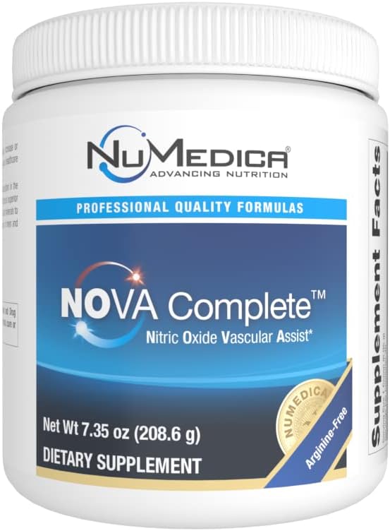 NuMedica NOVA (Nitric Oxide Vacular Assist) Complete - 7.69 oz (218.04 Grams) - Natural Black Cherry Falvor. Boosts Výroba oxidu dusnatého pre zvýšenú cirkuláciu u mužov a žien.